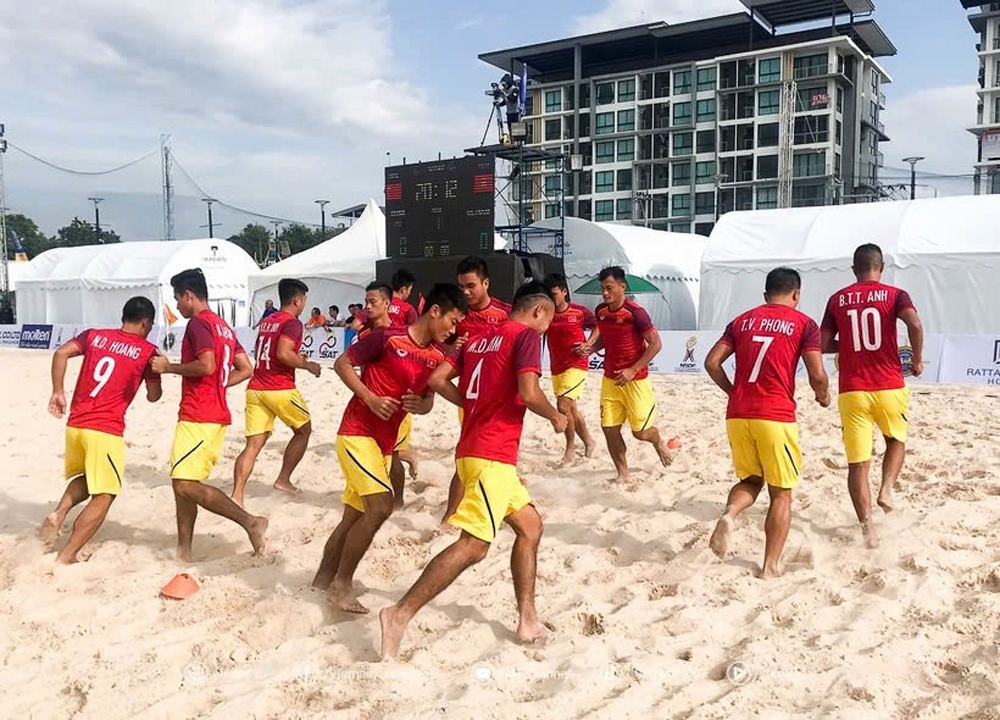 Players gearing up for 2025 AFC Beach Soccer Asian Cup